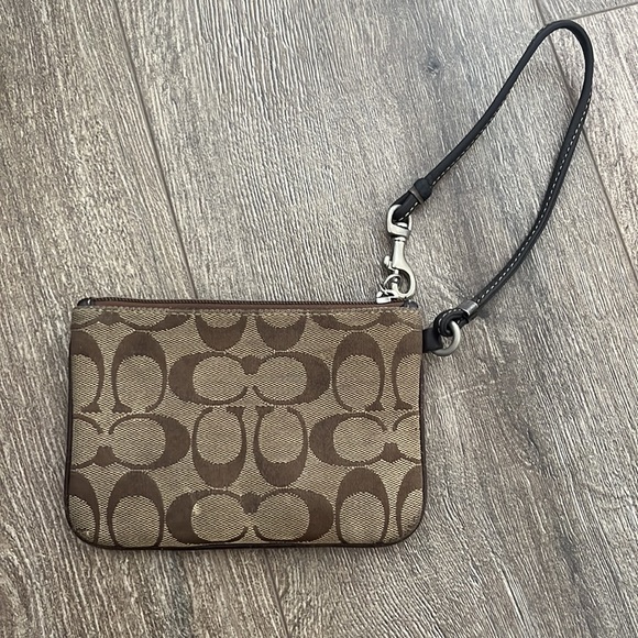 Coach Signature Wristlet - Picture 2 of 3